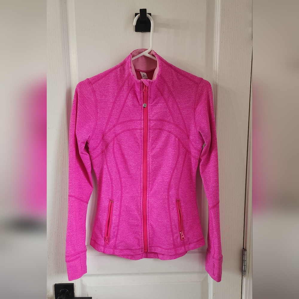 Lululemon Define Jacket. Heathered Paris Pink.